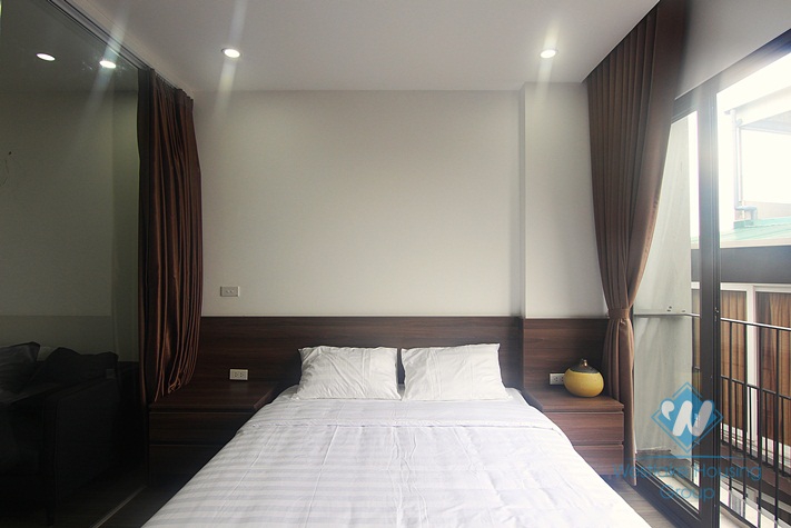 New lake view  one bedroom apartment for rent in To Ngoc Van street, Tay Ho district, Ha Noi